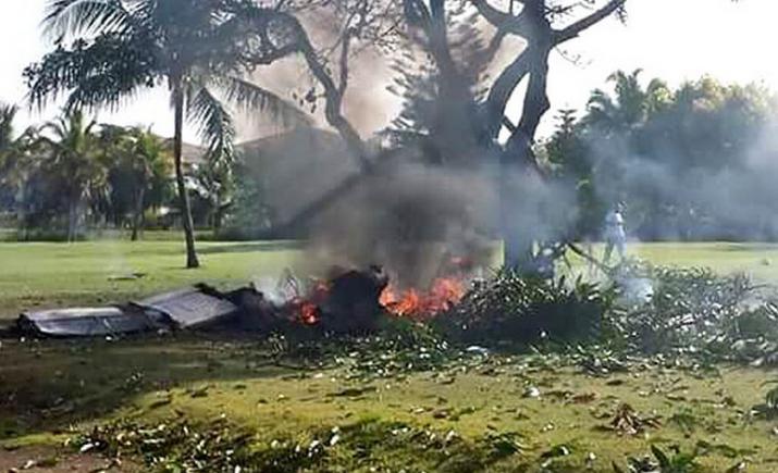 Avion prăbuşit în Republica Dominicană. Patru britanici, doi spanioli şi pilotul dominican au murit (VIDEO)