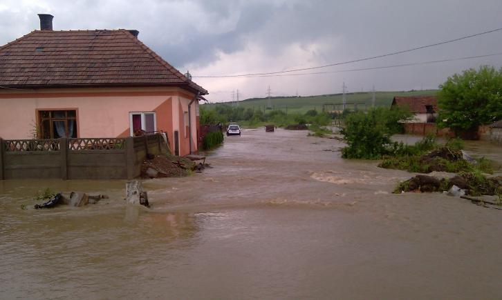 Cod galben de inundații în Sibiu