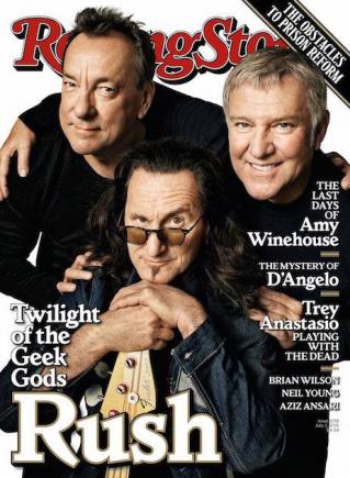În sfârşit, legendarul grup Rush apare pe coperta revistei Rolling Stone. VIDEO 