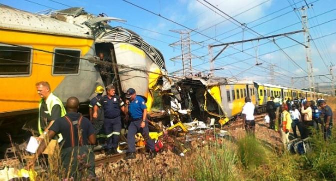 Accident feroviar cu sute de răniți, în Africa de Sud. Două trenuri s-au ciocnit în apropiere de Johannesburg (VIDEO)