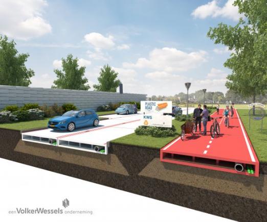 Olanda, prima ţară care va trece la pavajul cu plastic, în locul asfaltului?
