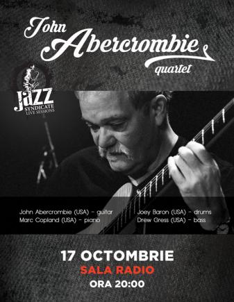 Marele chitarist John Abercrombie vine la Bucureşti. Concertul va fi la Sala Radio