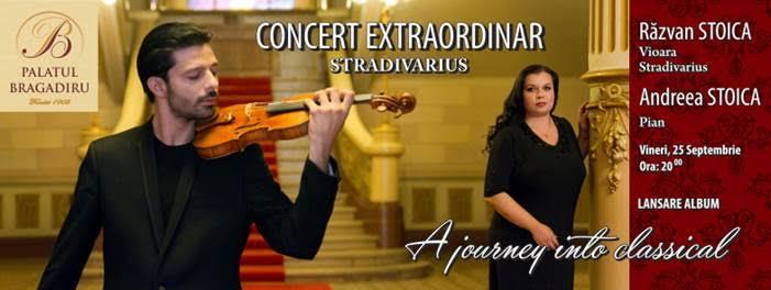 Concert extraordinar Stradivarius şi lansare de album la Palatul Bragadiru