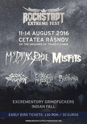 Rockstadt Extreme Fest 2016: ultima zi de abonamente la preţ promoţional