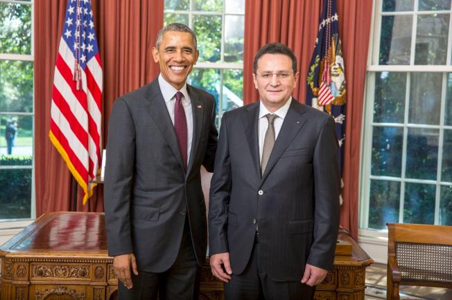 Ambasadorul României în SUA, George Maior, şi-a prezentat scrisorile de acreditare preşedintelui Obama