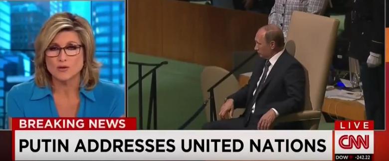 Gafă la CNN. Ce au transmis jurnaliștii americani în timpul discursului susținut de Putin la Adunarea Generală a ONU (VIDEO)