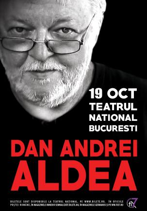 Concertul Dan Andrei Aldea de la Teatrul Naţional a fost anulat