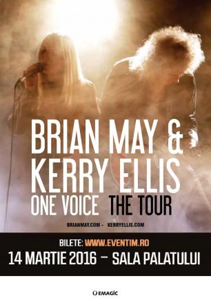 Brian May de la Queen şi Kerry Ellis în concert la Bucureşti !