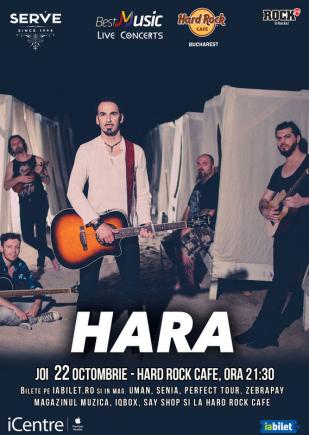 Hara lanseaza un nou single pe 22 octombrie la Hard Rock Cafe