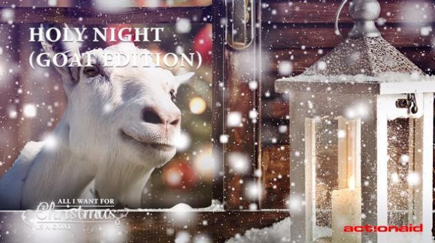 Album cu cântece de Crăciun interpretate de ... capre