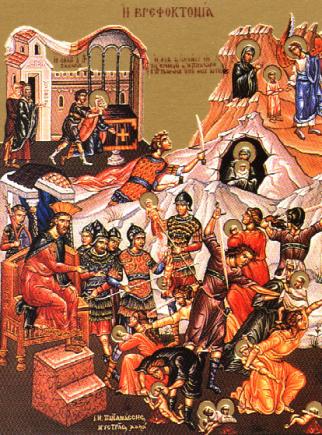 Calendar ortodox 29 decembrie: Sfinţii paisprezece mii de prunci ucişi de Irod