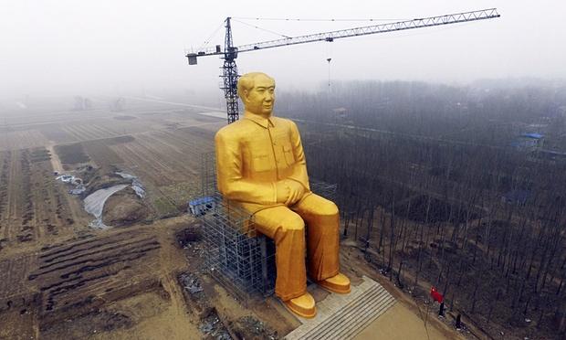 Mega Monumentul aproape finalizat, dedicat lui Mao Zedong, a fost DEMOLAT