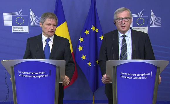 Cioloș s-a sfătuit cu Juncker cum să ajute Republica Moldova