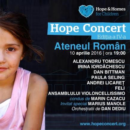Hope Concert IV la Ateneul Român