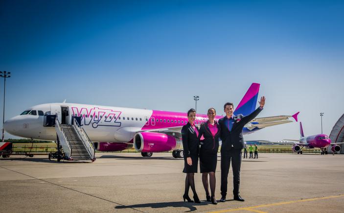 Wizz Air. Rute noi din Sibiu și Suceava