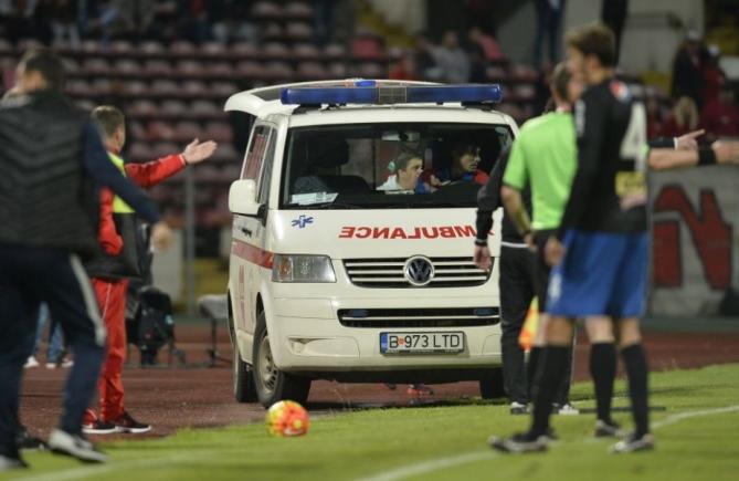 CS Dinamo nu a permis ambulanței să stea pe pista de atletism!