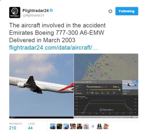 Avion prăbușit la aterizare, în Dubai! (VIDEO) Toate zborurile au fost suspendate