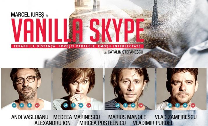 Marcel Iureș își selectează spectatorii de teatru prin skype. VANILLA SKYPE