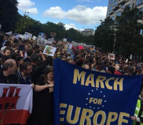 Marș pentru Europa, la Londra