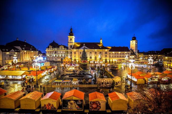 Târgul de Crăciun de la Sibiu se deschide week-end-ul următor
