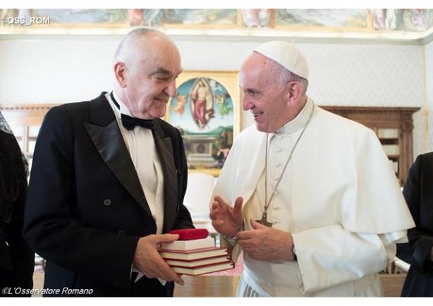 Papa Francisc l-a primit pe prof. Liviu-Petru Zăpîrţan, noul ambasador al României pe lângă Sf. Scaun