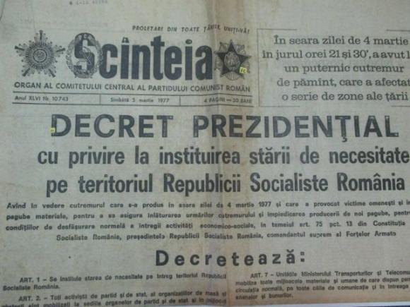4 Martie. 21:22:22. Ce a scris presa comunistă în prima zi după tragedia din 1977