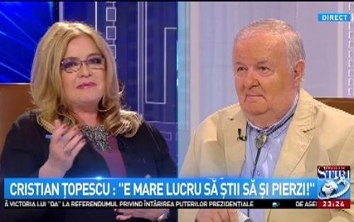 Cristina Ţopescu se retrage de la Antena 3