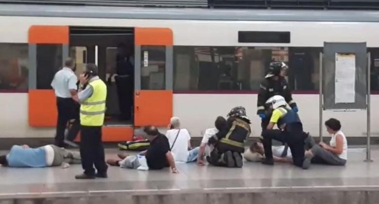 UPDATE. Accident feroviar la Barcelona: Un român printre cei 48 de răniți. 20 dintre ei, în stare gravă (VIDEO)