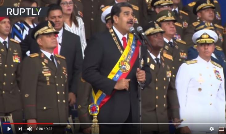Tentativă de asasinare a preşedintelui Venezuelei. Pe cine bănuieşte Maduro de complot (VIDEO)