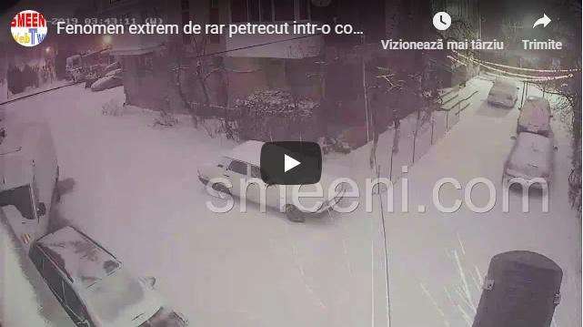 Fenomen meteo rar, în județul Buzău (VIDEO)