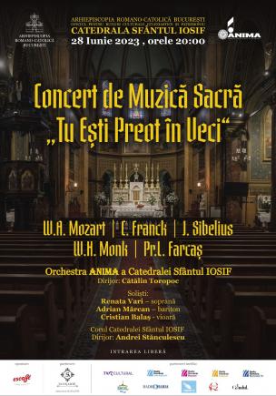 La Catedrala Sfântul Iosif, de Sfinții Petru și Pavel. Concert de muzică sacră - ”Tu ești preot în veci”
