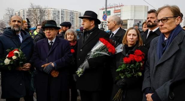 Ambasadorii american, francez și german prezenți la înmormântarea lui Alexeï Navalnîi 