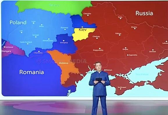 Dmitri Medvedev explică cum vede Ucraina de mâine: împărțită între Rusia, Polonia și România
