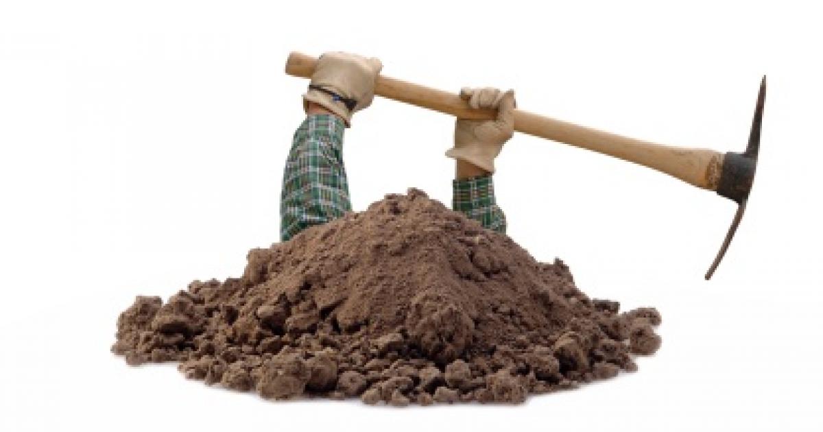 Image result for digging out of a hole