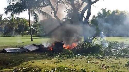 Avion prăbuşit în Republica Dominicană. Patru britanici, doi spanioli şi pilotul dominican au murit (VIDEO)