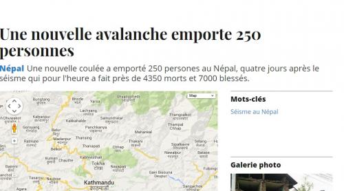 ÎNGROZITOR. O nouă AVALANȘĂ în Nepal! 250 de persoane sunt date dispărute (VIDEO)
