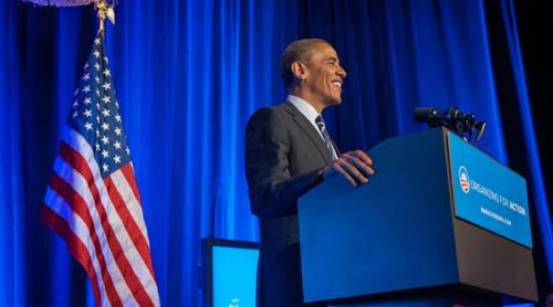 VIDEO: Barack Obama, întrerupt pentru că pălăvrăgea prea mult!