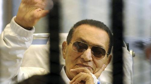 Fostul președinte egiptean Hosni Mubarak, CONDAMNAT la 3 ani de închisoare pentru corupție