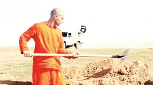 OROARE în Siria. Prizonier ISIS, pus să-și sape singur groapa, apoi DECAPITAT! Totul a fost filmat și pus pe internet (VIDEO)