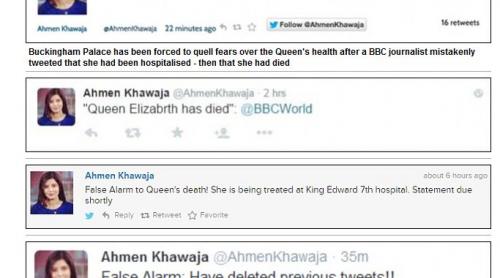 GAFĂ de proporții la BBC: Regina a murit!