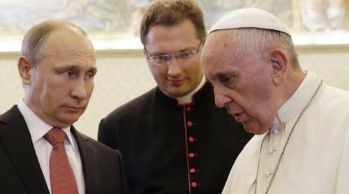 Ce i-a dăruit Papa Francisc lui Vladmir Putin