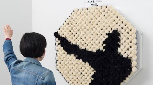 Un artist a făcut o oglindă de blană. Cum arată oglinda interactivă (Video)