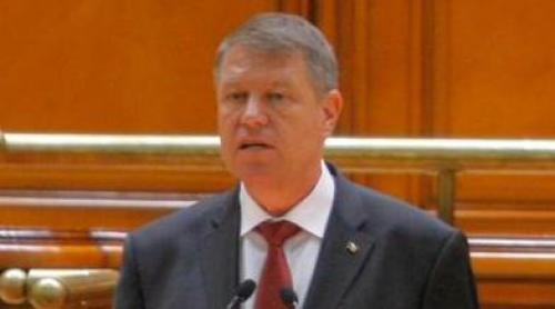 Klaus Iohannis, în faţa parlamentarilor cu Strategia Naţională de Apărare