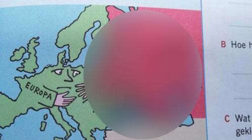 SCANDAL MONSTRU în Olanda. Cum a fost desenată Rusia pe o hartă, într-un manual pentru elevi de 16 ani 