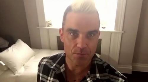 Robbie Williams, MESAJ VIDEO pe Facebook. Ce le transmite cântărețul britanic fanilor din România