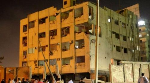 Explozie la Cairo: O secție de poliție a fost făcută praf
