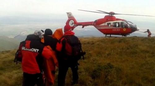Operaţiune de salvare a jandarmilor montani. Ce s-a întâmplat cu un  turist german aflat în expediţie în Masivul Făgăraş 