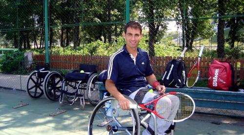 ASTĂZI E ZIUA TA. Ciprian Anton, campion național la tenis în scaun rulant