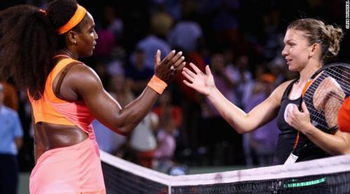 Simona Halep, învinsă de Serena Williams, urcă pe locul doi mondial (VIDEO)