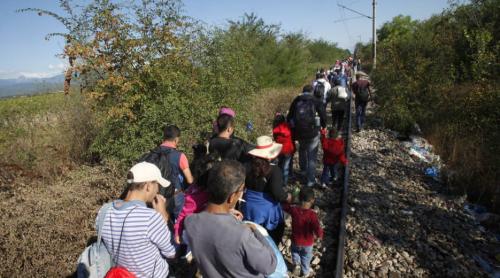 Aflux de imigranți: Armata bulgară a trimis blindate la frontiera cu Macedonia